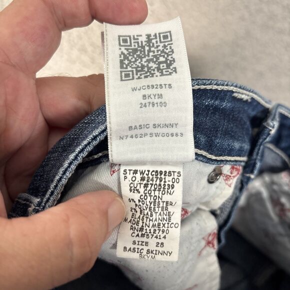 True Religion Jeans Women’s Size 28 Basic Skinny Medium Wash - Picture 13 of 16